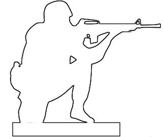soldier aiming craft pattern