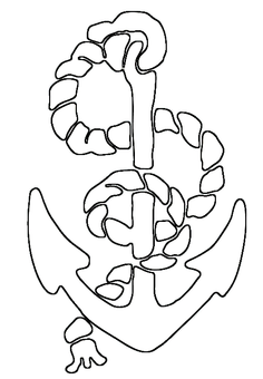 rope and anchor saw pattern