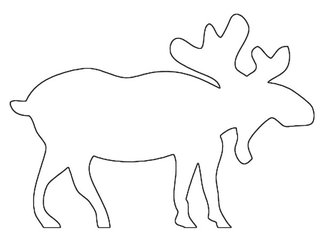 Moose craft pattern
